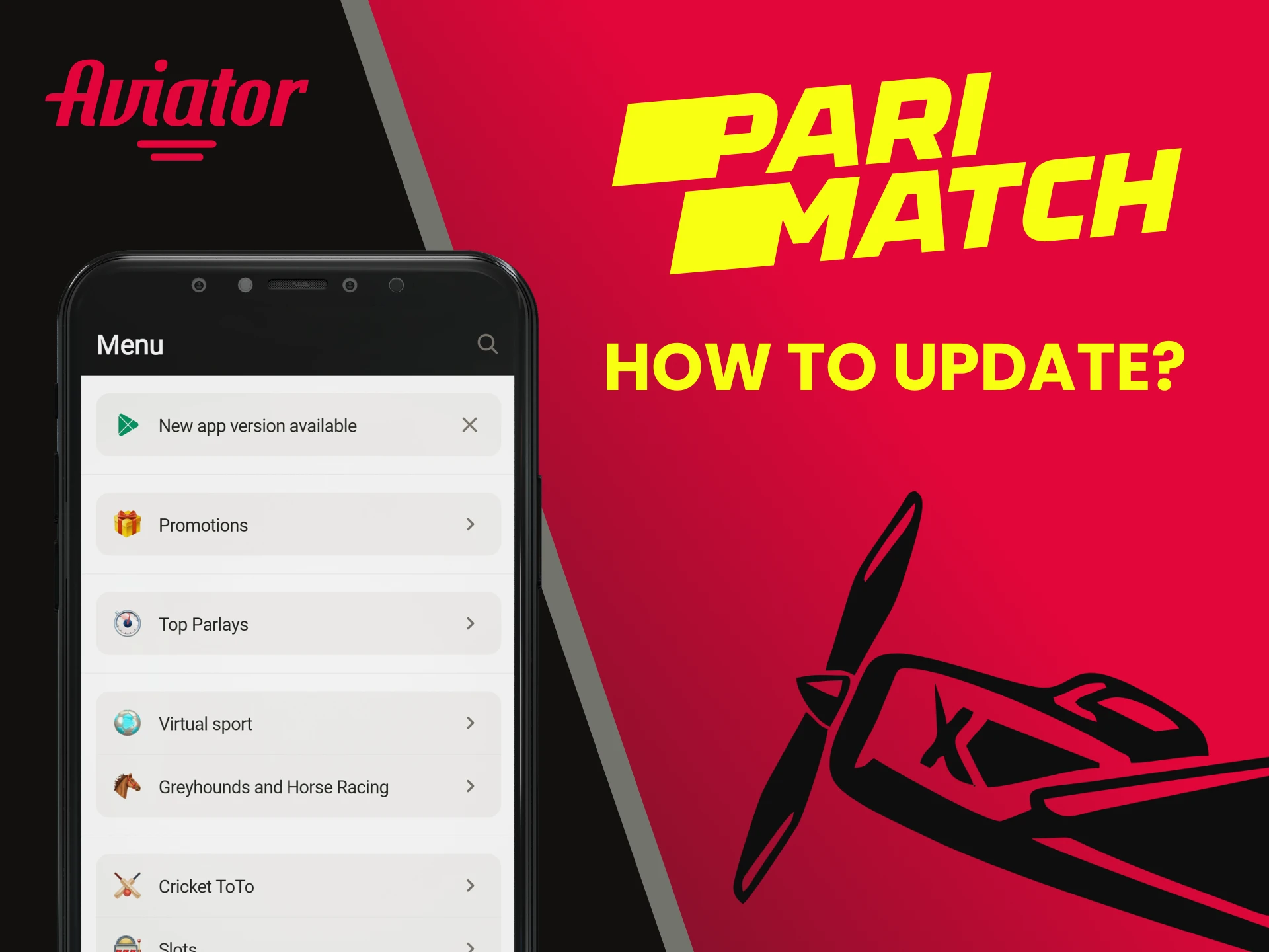 Always try to update the Parimatch application to play Aviator.