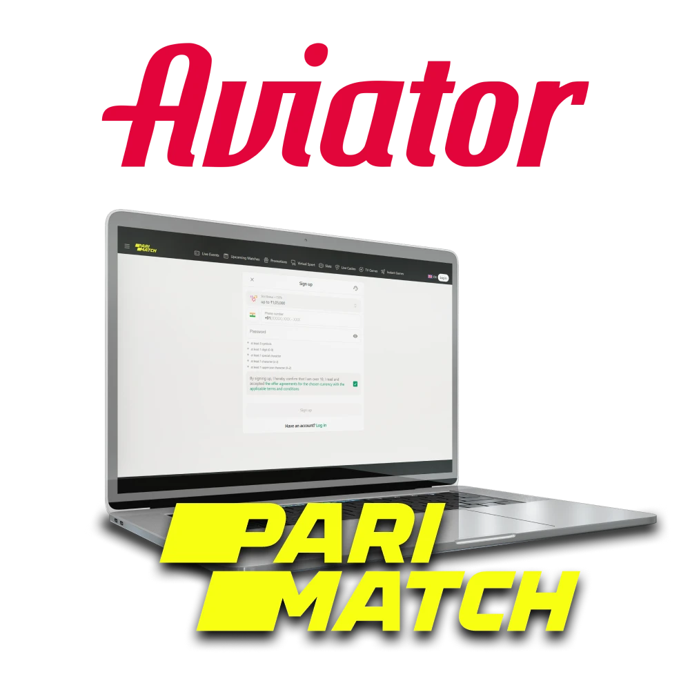 Learn all the information about registering on Parimatch for the Aviator game.