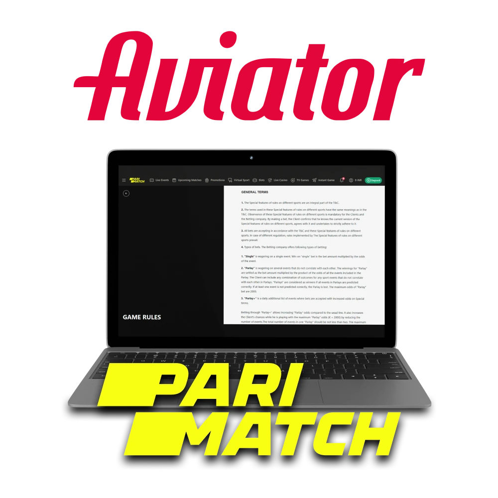 Learn the basic rules of the Parimatch site for Aviator.