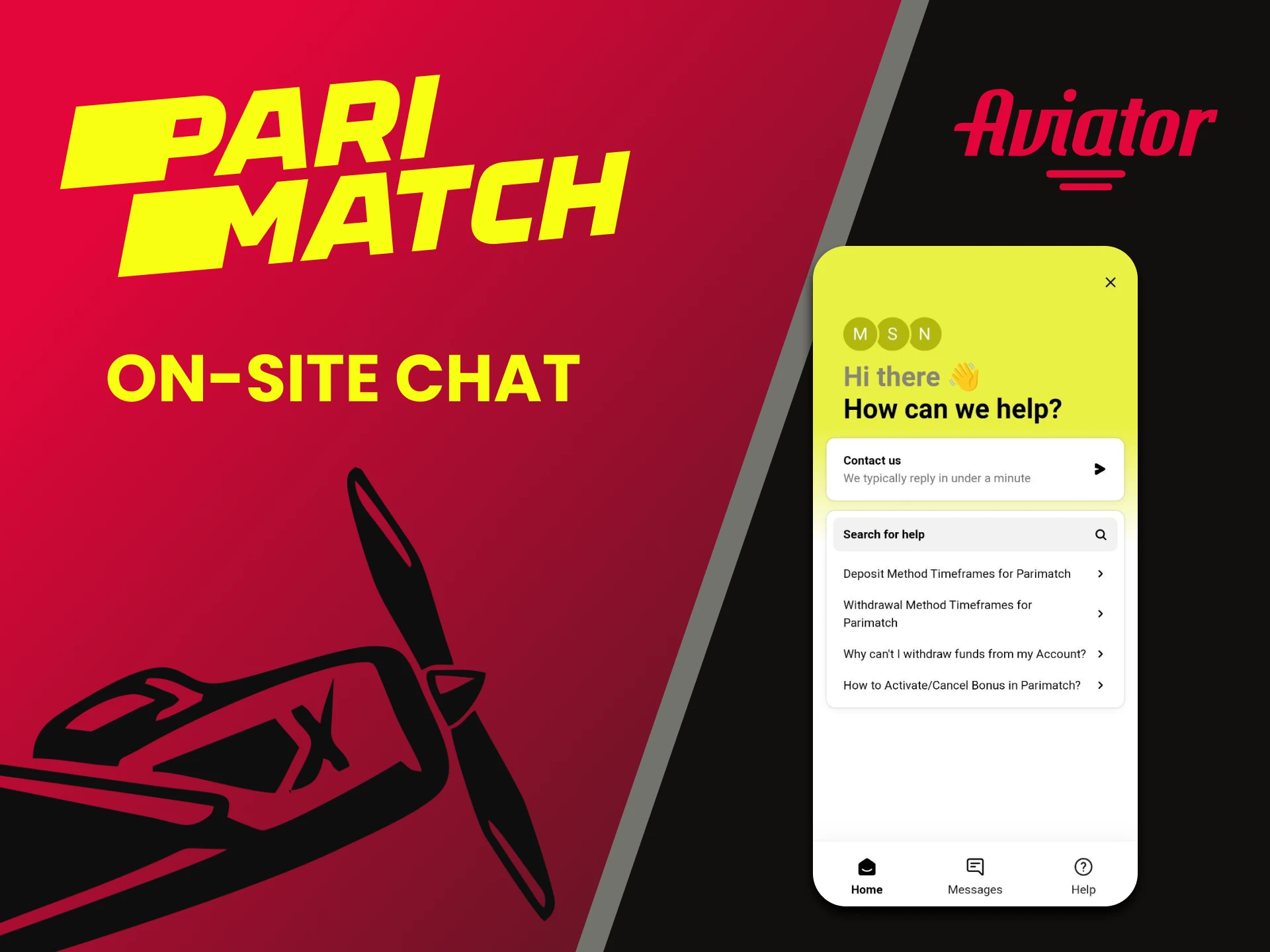 You can contact the Parimatch team regarding Aviator questions via chat.