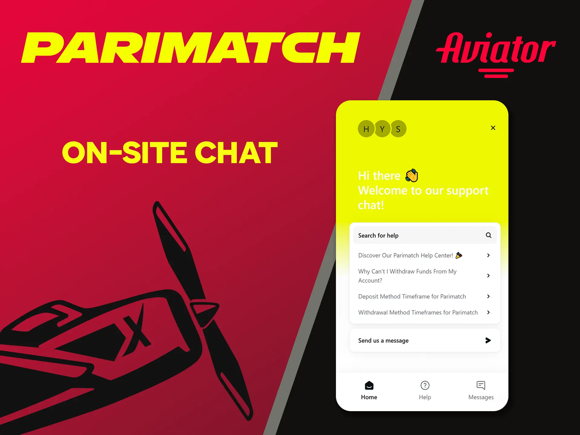 You can contact the Parimatch team regarding Aviator questions via chat.