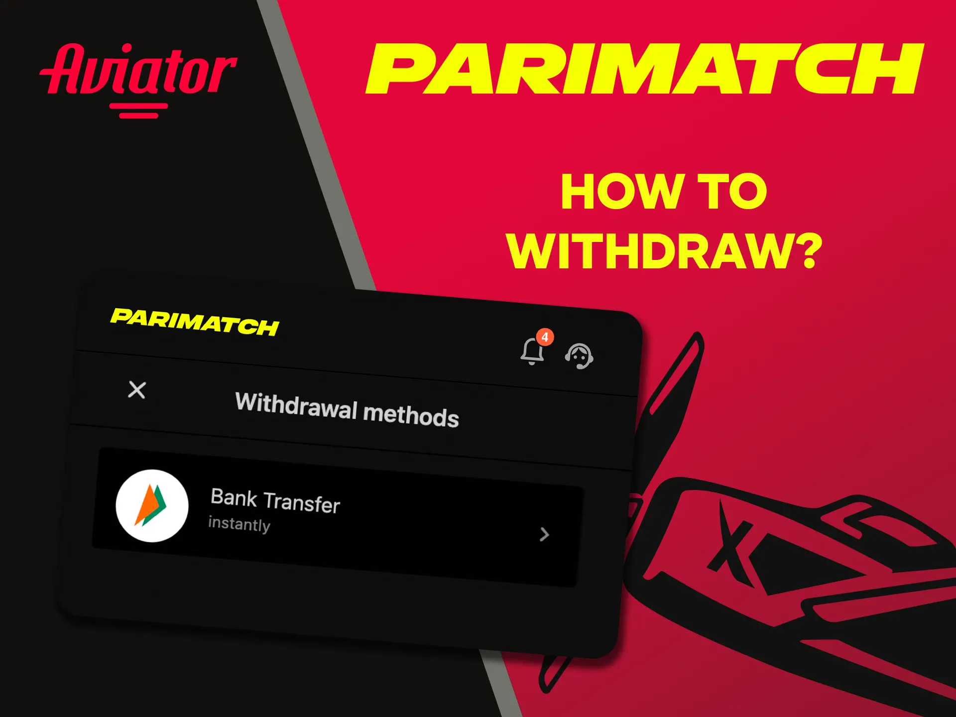 We will show you how to withdraw funds on Parimatch for Aviator.